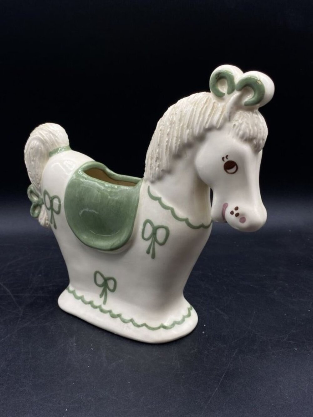 Hedi Schoop Hollywood California Pottery Co Rocking Carousel Horse Planter READ - Picture 10 of 14